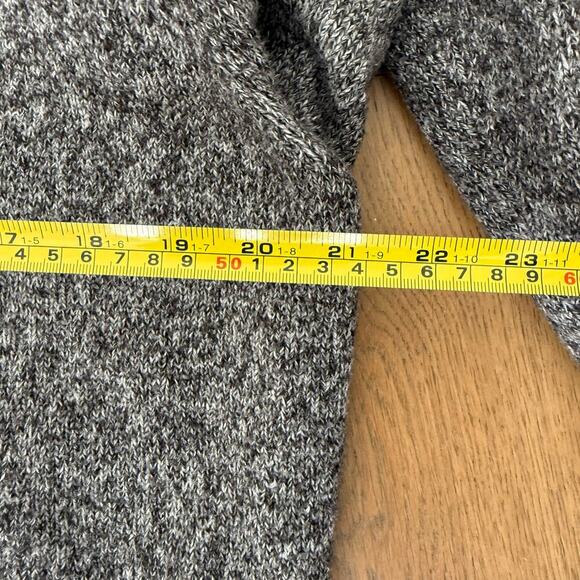 Men's Banana Republic Cotton Blend Cowl Neck Sweater Gray Large - Picture 6 of 7